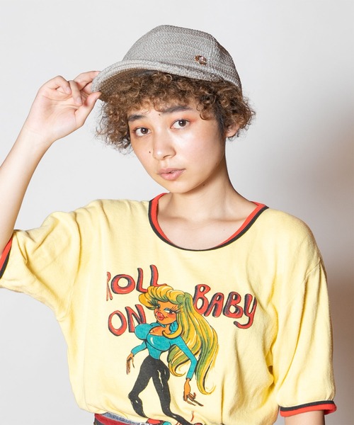 CA4LAベージュ キャップ ONESIZE CA4LA 「CA4LA」 キャップ ONESIZE ベージュ レディース