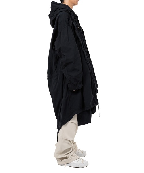 メゾンミハラヤスヒロ　フリースライニング フード付きモッズコート Maison MIHARA YASUHIRO / メゾン ミハラヤスヒロ】”Docking Coat