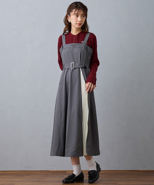 ジャンパースカート ファスナースリットジャンパースカート : ZOZOTOWN