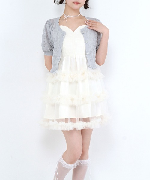 DearMyLoveRose（ディアマイラブローズ） ワンピース チュールフリル