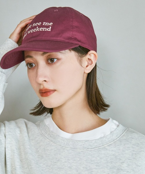 LAKOLE（ラコレ） キャップ 帽子 ロゴ刺繍キャップ / 495366