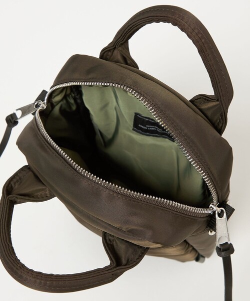 green label relaxing 円柱形　ハンドバッグ　肩掛けok green label relaxing ショルダーバッグ バッグ 2WAY マルチ