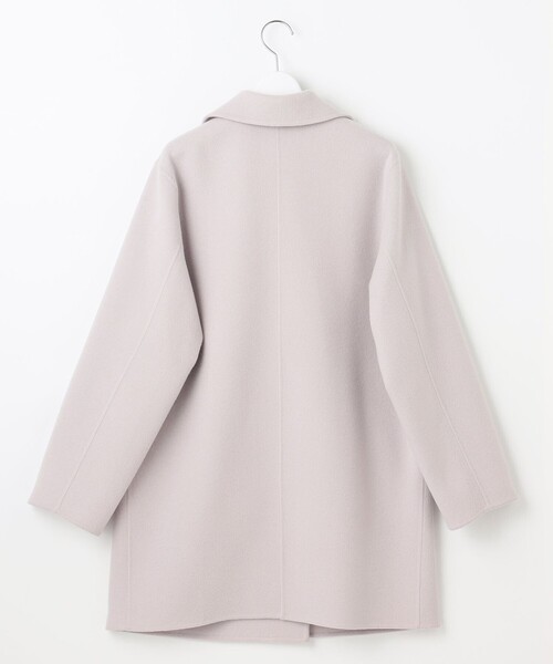 自由区（ジユウク） コート アウター ウールリバーダブルブレスト