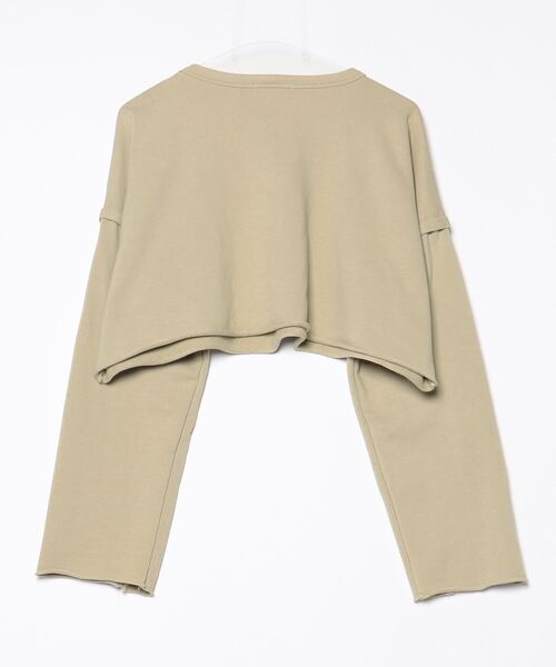 「FREE'S MART」 スウェットカットソー FREE カーキ レディース_画像2