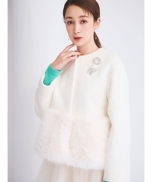 CELFORD 裾ファーブルゾン CELFORD（セルフォード）の「裾ファーブルゾン（ブルゾン）」 - WEAR