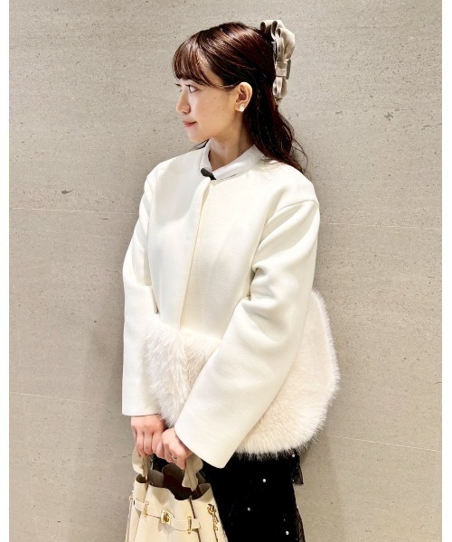 人気完売 2024AW CELFORD / 裾ファーブルゾン 裾ファーブルゾン(ジャケット・ブルゾン)｜OUTER（アウター
