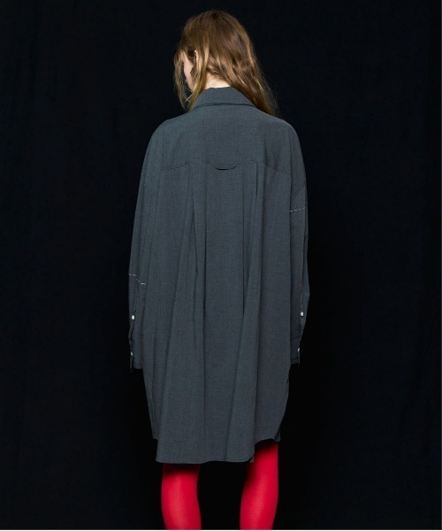 MAISON SPECIAL（メゾンスペシャル） シャツワンピース Hand Stitch