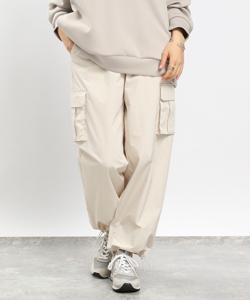 「GLOBAL WORK Smile Seed Store」 カーゴパンツ SMALL アイボリー レディース