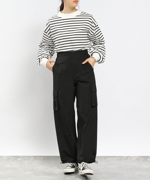 「GLOBAL WORK Smile Seed Store」 カーゴパンツ SMALL アイボリー レディース