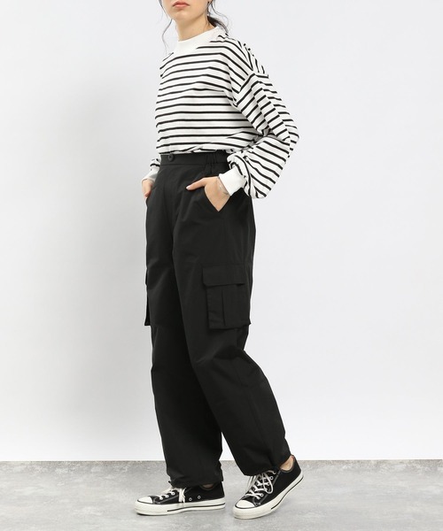 「GLOBAL WORK Smile Seed Store」 カーゴパンツ SMALL アイボリー レディース
