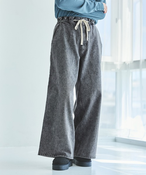 LAKOLE（ラコレ） ジーンズ デニム デニムパンツ ドロストイージー