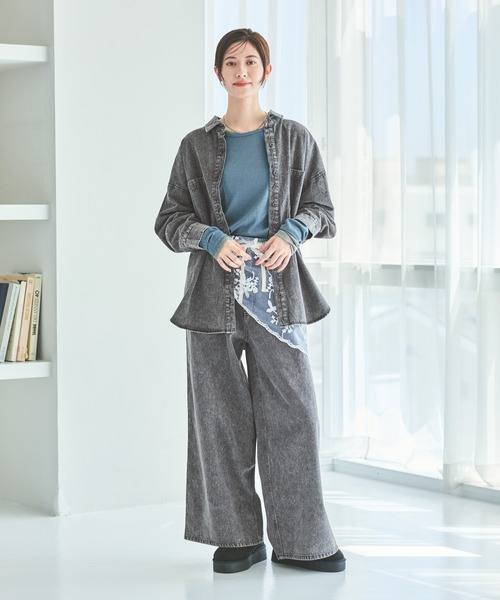 LAKOLE（ラコレ） ジーンズ デニム デニムパンツ ドロストイージー