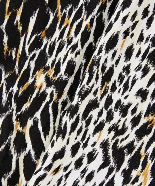 MINEDENIM（マインデニム） シャツ Leopard Open Collar SH メンズ