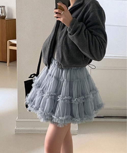 スカート チュール フリル ミニ : ZOZOTOWN Yahoo!店 - 通販 - Yahoo