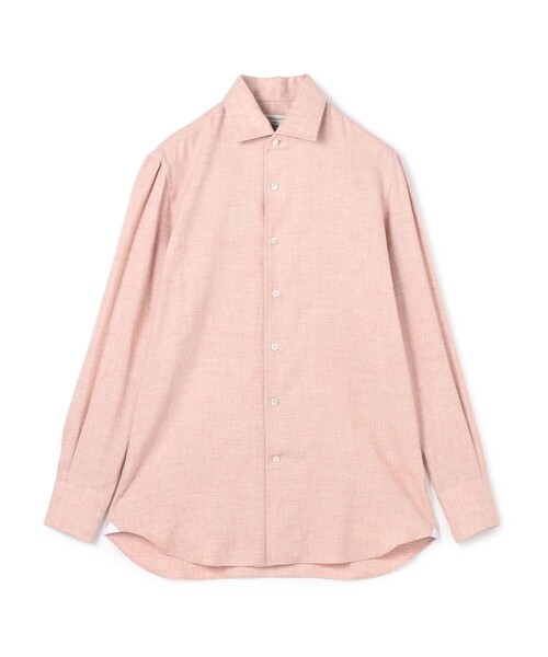 シャツ 「別注」Maria Santangelo MARCELLO  コットンウール ワンピースカラーシャツ メンズの画像
