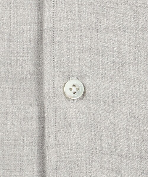 シャツ 「別注」Maria Santangelo MARCELLO  コットンウール ワンピースカラーシャツ メンズの画像