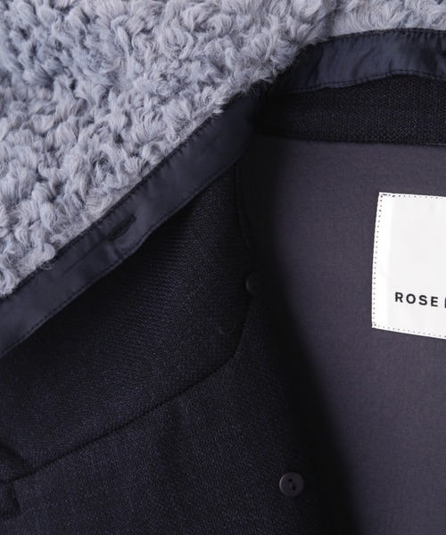 「ROSE BUD」 チェスターコート FREE ネイビー レディース_画像5