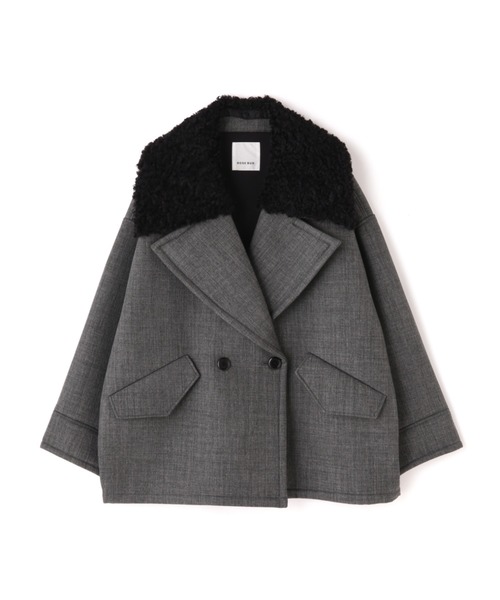 「ROSE BUD」 チェスターコート FREE ネイビー レディース_画像9