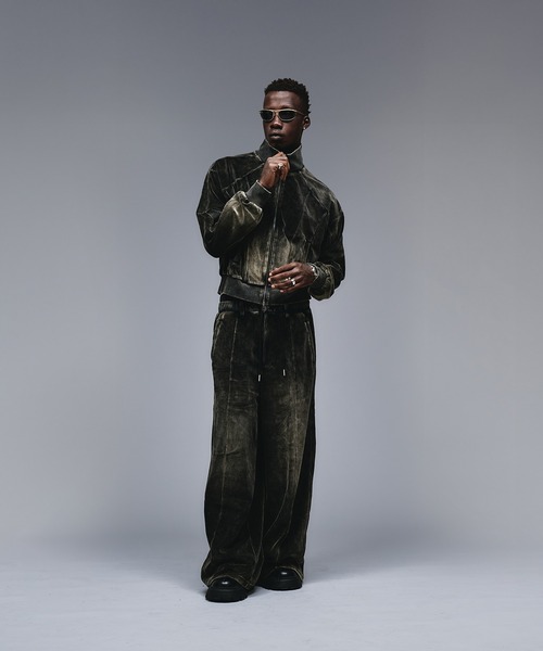 ANDER HUNK ワイドパンツ パンツ Velours Baggy Track Pants / ベロア