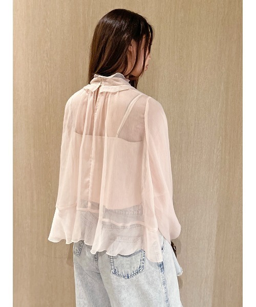 【新品未使用タグ付き】 SNIDEL ボリュームラッフルフリルブラウス SNIDEL（スナイデル） ブラウス シャツ ラッフルフリルブラウス