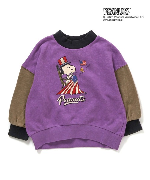 F.O.KIDS（エフオーキッズ） トレーナー PEANUTS レトロPOP クルー