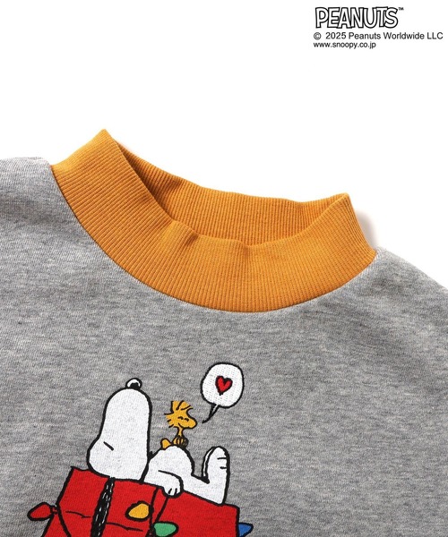 F.O.KIDS（エフオーキッズ） トレーナー PEANUTS レトロPOP クルー 