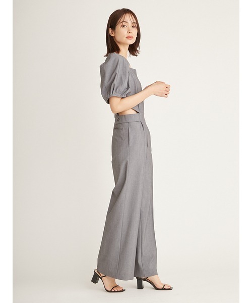 SNIDEL（スナイデル） オールインワン 0 グレー レディース : ZOZOTOWN