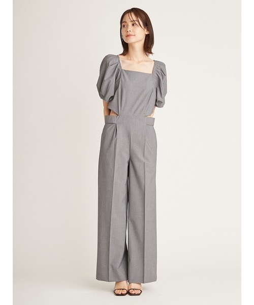 SNIDEL（スナイデル） オールインワン 0 グレー レディース : ZOZOTOWN