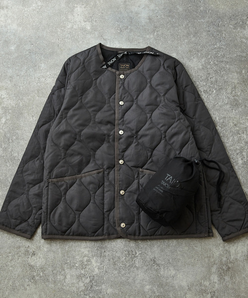 TAION（タイオン） ダウンジャケット 3 チャコールグレー メンズ