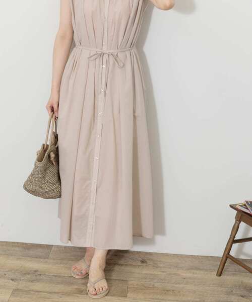 「URBAN RESEARCH Sonny Label」 ノースリーブワンピース FREE ブラック レディース_画像3