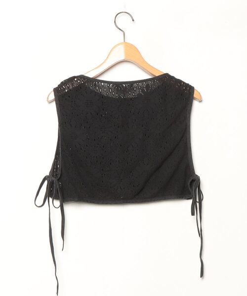 「Bshop」 「eunoia」ノースリーブブラウス F ブラック レディース_画像2