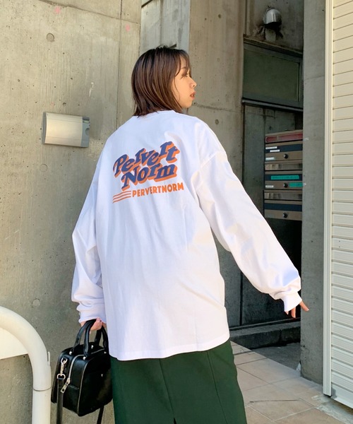 「WHO'S WHO gallery」 「cooper」長袖Tシャツ FREE ホワイト メンズ_画像5