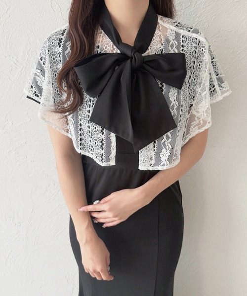 「apres jour」 半袖ワンピース X-LARGE ネイビー レディース_画像8