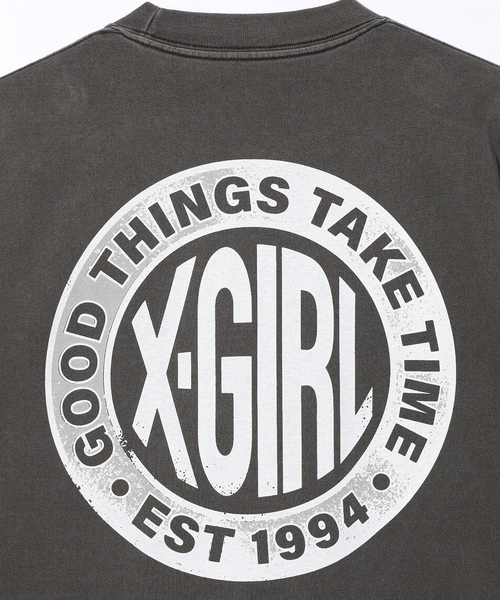 「X-girl」 半袖Tシャツ S ベージュ レディース_画像6
