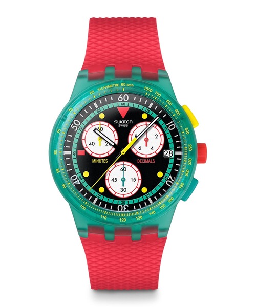 Swatch（スウォッチ） 腕時計 SWATCH NEON EMERALD CHRONO レディース