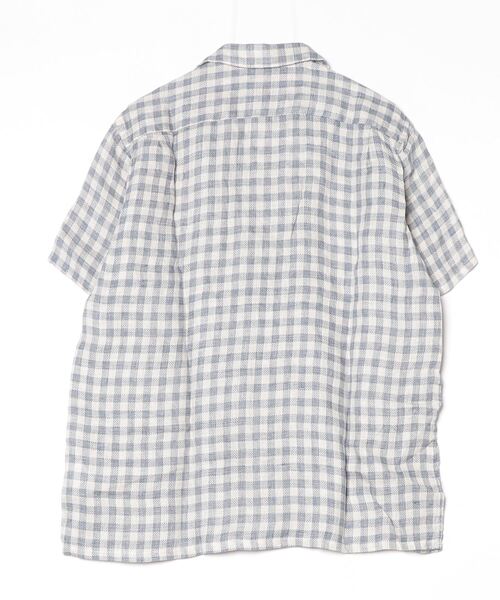 「BEAMS PLUS」 半袖シャツ L ブラウン メンズの画像