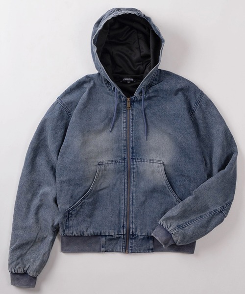 ブルゾン アウター 「82」ウォッシュ加工 ヴィンテージ ダック フード