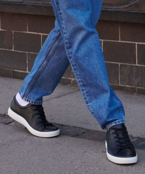 ecco（エコー） ローカットスニーカー 40 ブラック メンズ : ZOZOTOWN