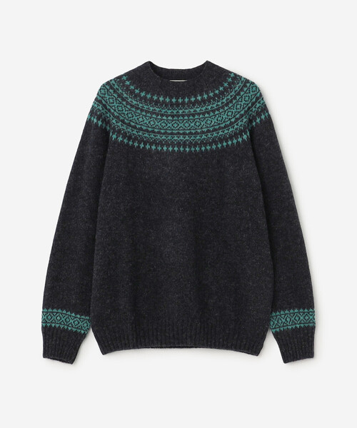 MORRIS & SONS | ジーロンラム ノルディックセーター MEN Morris & Sons（モリスアンドサンズ） セーター ニット MORRIS ＆ SONS