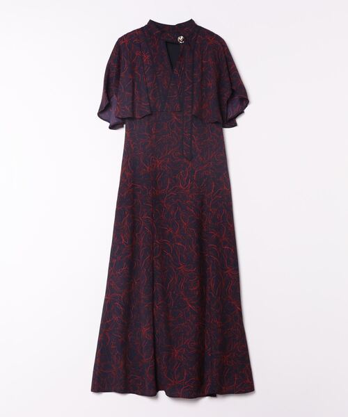 「SNIDEL」 半袖ワンピース 1 ネイビー レディース_画像2