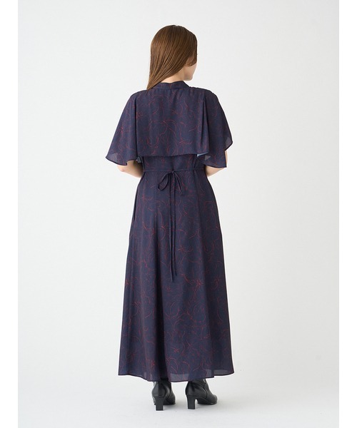 「SNIDEL」 半袖ワンピース 1 ネイビー レディース_画像6