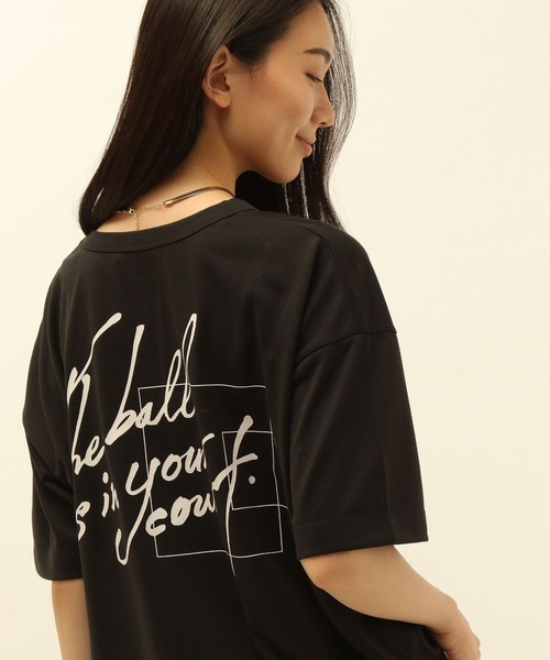 「HEREIAM」 半袖Tシャツ FREE ホワイト レディース_画像4