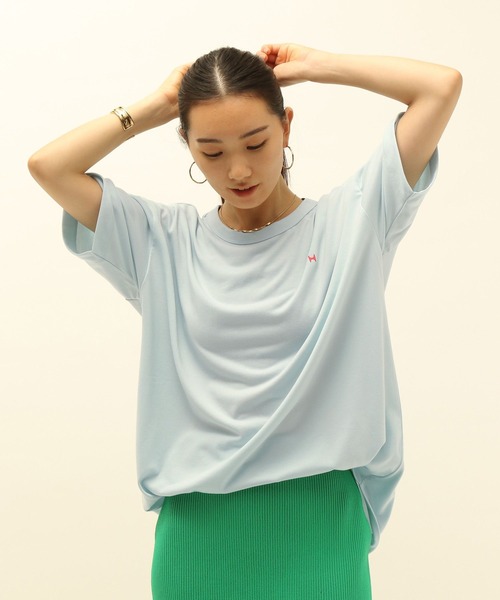 「HEREIAM」 半袖Tシャツ FREE ホワイト レディース_画像7