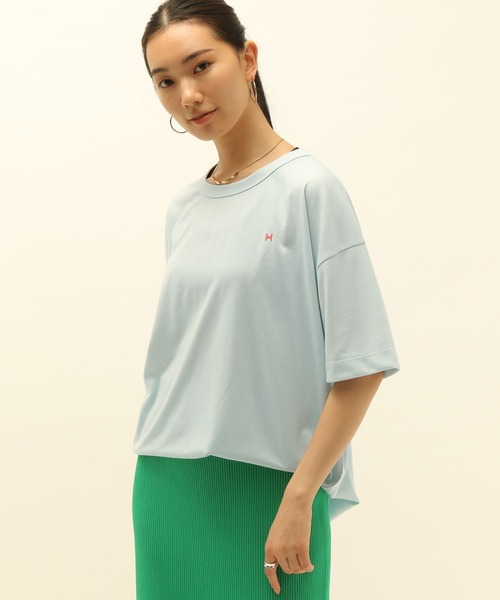 「HEREIAM」 半袖Tシャツ FREE ホワイト レディース_画像8