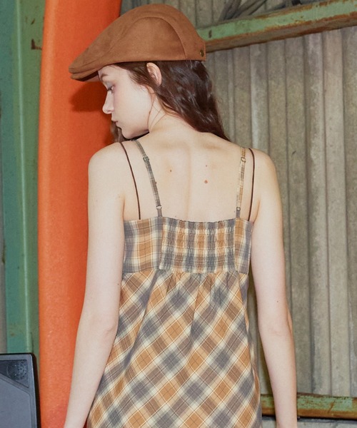 「Mili affinity」 キャミソールワンピース FREE ブラック レディース_画像7