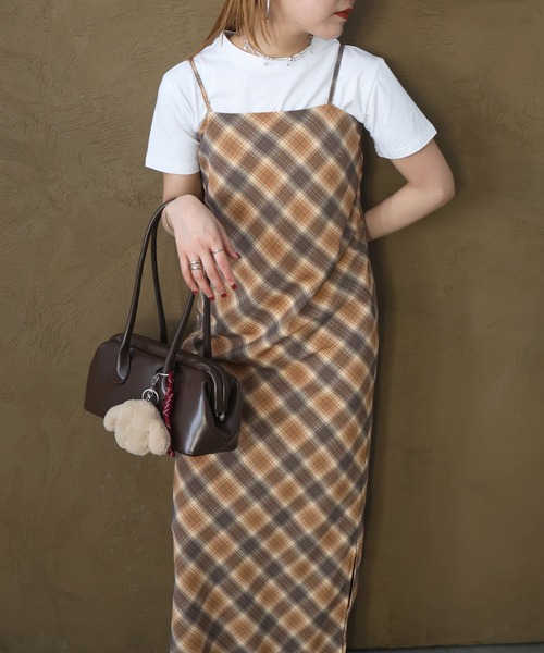 「Mili affinity」 キャミソールワンピース FREE ブラック レディース_画像9