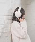 耳当て イヤーマフ ハート型イヤーマフラー レ...の詳細画像2