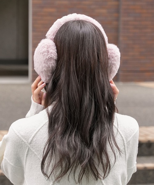 Honeys（ハニーズ） 耳当て イヤーマフ ハート型イヤーマフラー