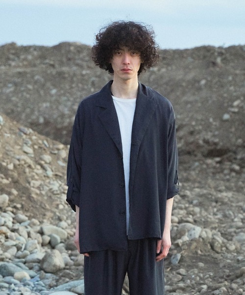 「Iroquois」 長袖シャツ 1 ベージュ メンズ_画像5