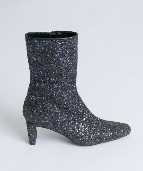 「LA BELLE ETUDE」 ショートブーツ M ゴールド レディース_画像6